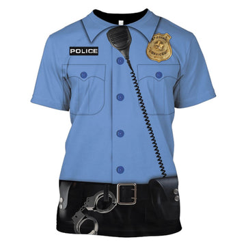 Gearhumans POLICE Custom T-shirt - Hoodies Apparel