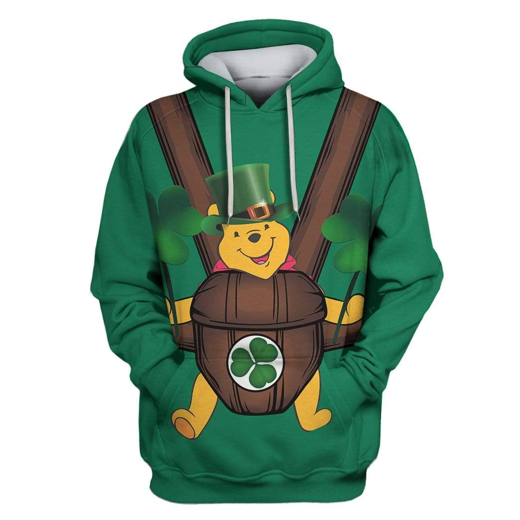 Pooh Custom T-shirt - Hoodies Apparel HD-GH110657 3D Custom Fleece Hoodies Hoodie S 