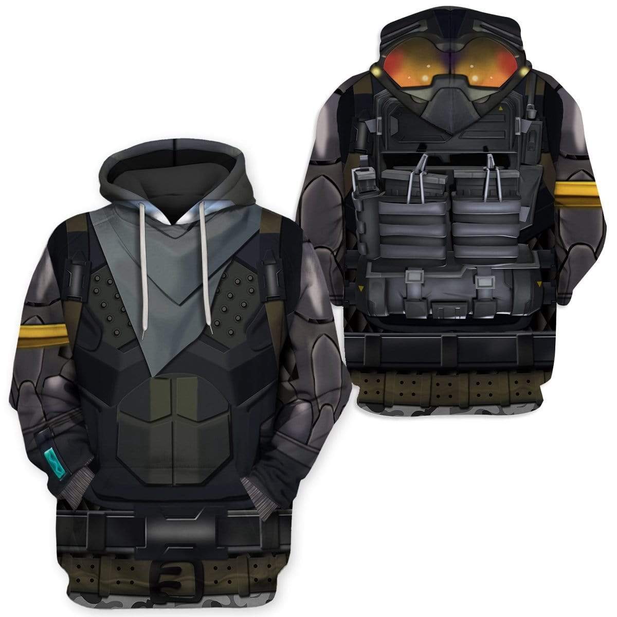 Rogue Agent Custom T-shirt - Hoodies Apparel HD-GH20028 3D Custom Fleece Hoodies 