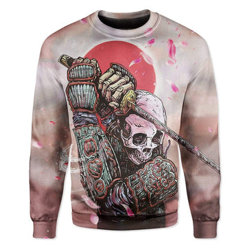 Gearhumans Samurai Ninja Skull Custom T-Shirts Hoodies Apparel