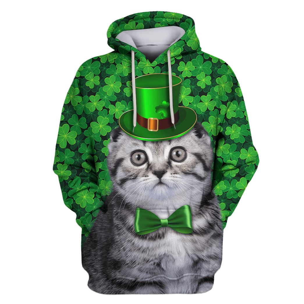 Scottish Fold Custom T-shirt - Hoodies Apparel HD-PET110431 3D Custom Fleece Hoodies Hoodie S 