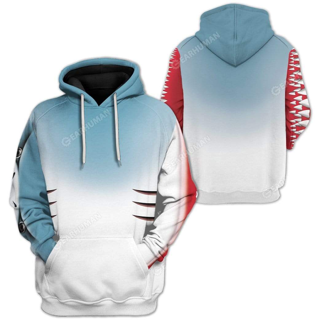 SHARK T-Shirts Hoodies Apparel HD-QM2611197 3D Custom Fleece Hoodies 