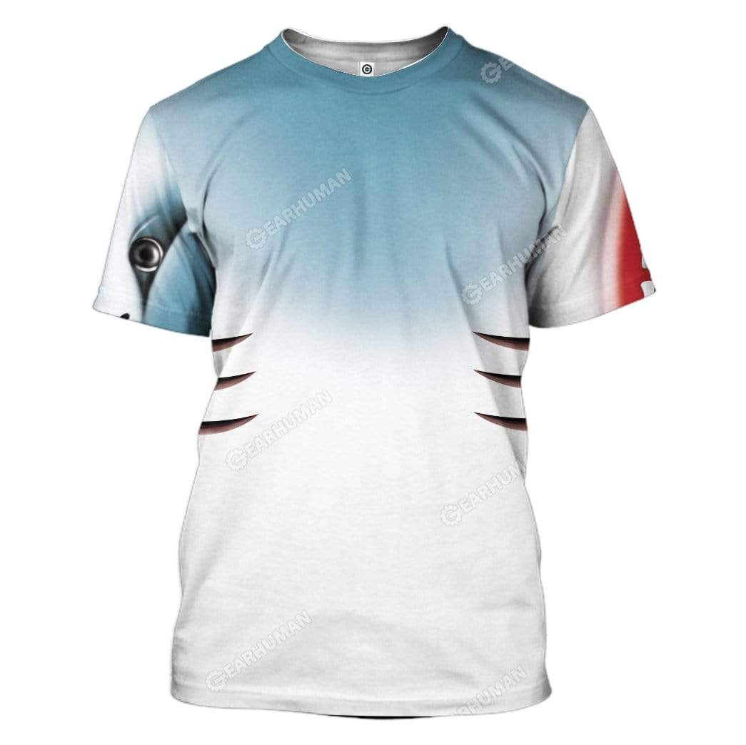 SHARK T-Shirts Hoodies Apparel HD-QM2611197 3D Custom Fleece Hoodies T-Shirt S 