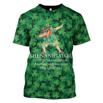 Gearhumans shenanigator St. Patrick's Day Custom T-shirt - Hoodies Apparel