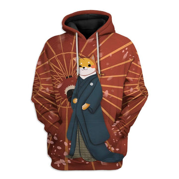 Gearhumans Shiba Inu In Kimono Custom T-Shirts Hoodies Apparel