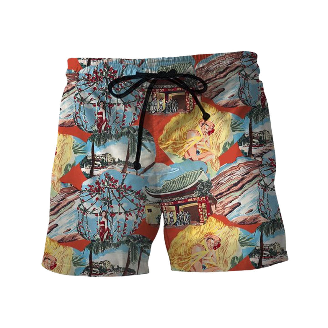 Gearhumans 3D Jim Carrey In Ace Ventura Pet Detective Hawaii Shorts