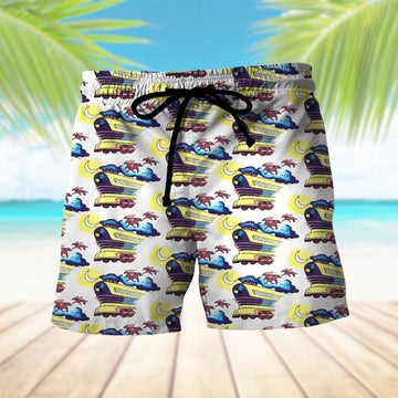 Gearhumans 3D Doc Brown Hawaii Shorts