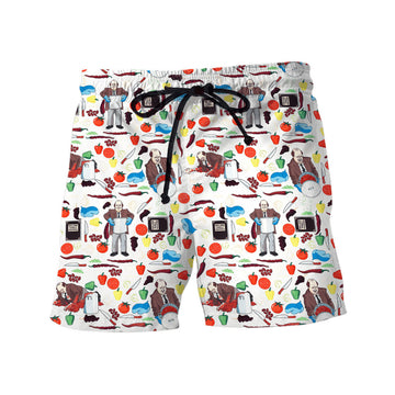 Gearhumans 3D Kevin Famous Chili The Office Hawaii Shorts