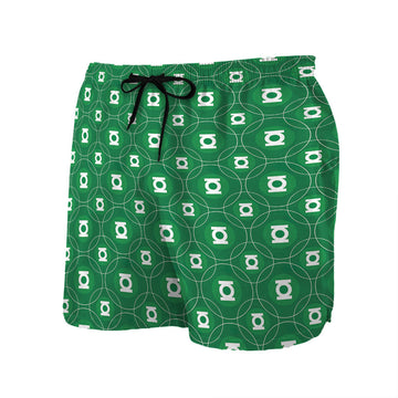 Gearhumans 3D Green Lantern Custom Men Short