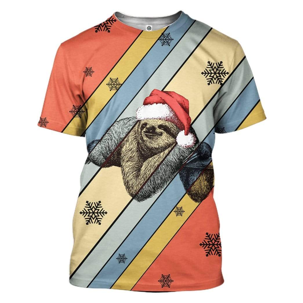 Sloth Custom T-shirt - Hoodies Apparel HD-TA22111904 3D Custom Fleece Hoodies T-Shirt S 