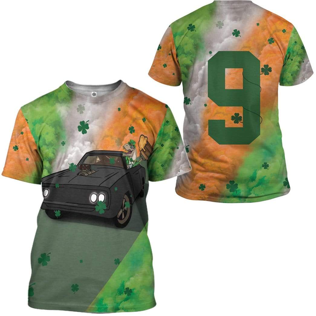 St Patrick Fast TRex Custom T-Shirts Hoodies Apparel HD-AT0302202 3D Custom Fleece Hoodies 