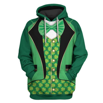 St. Patrick's Day Custom T-shirt - Hoodies Apparel HD-GH110672 3D Custom Fleece Hoodies Hoodie S 
