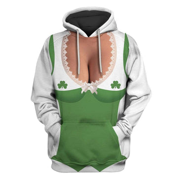 St Patricks Day Funny Custom T-shirt - Hoodies Apparel HD-GH110696 3D Custom Fleece Hoodies Hoodie S 