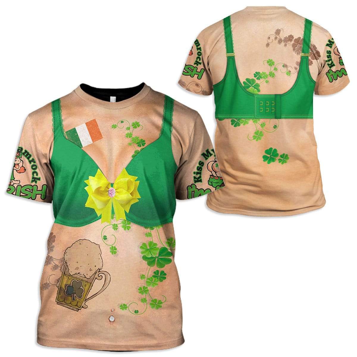 St. Patrick's Day Women Funny Ugly Custom T-Shirts Hoodies Apparel HD-AT3101204 3D Custom Fleece Hoodies 