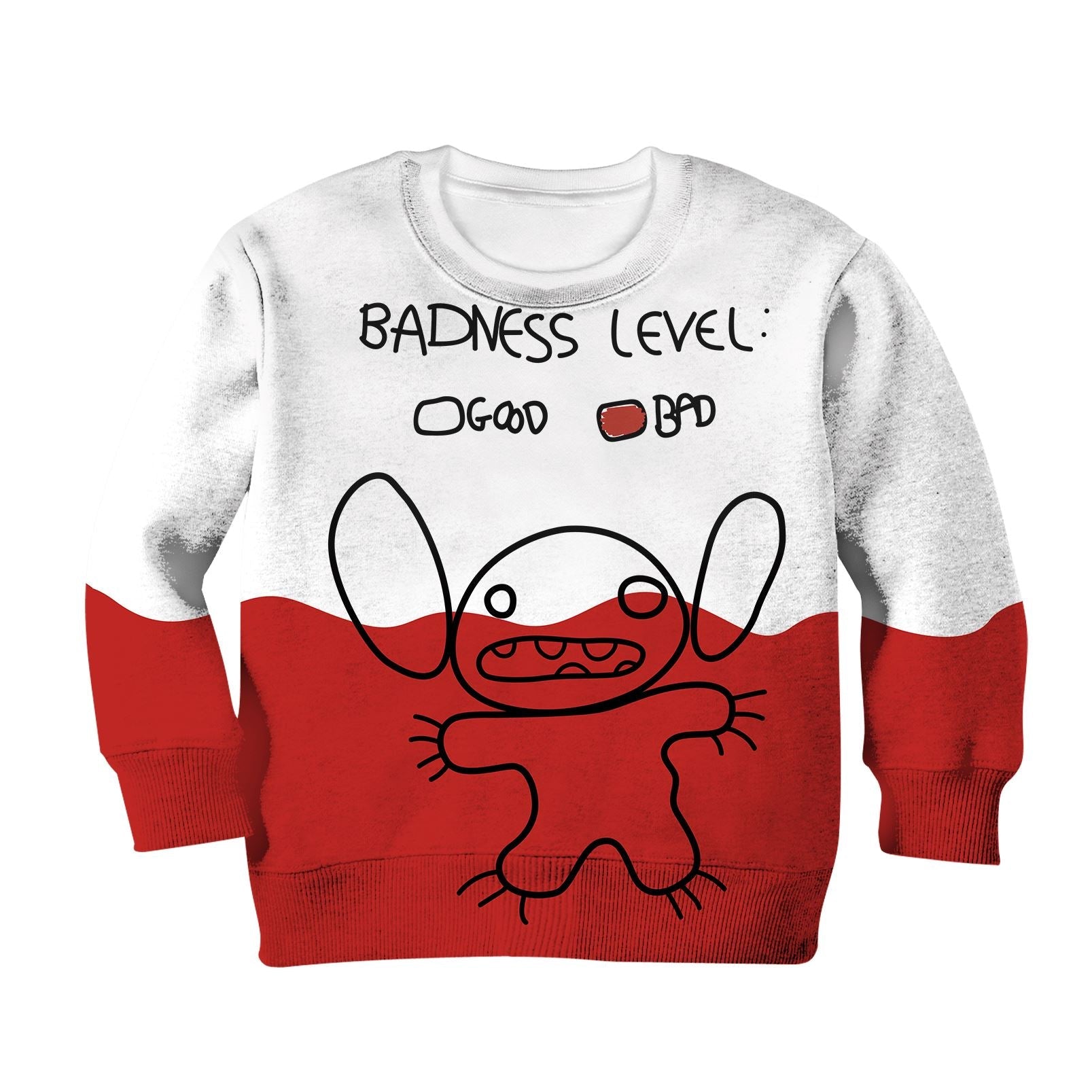 Stitch Kid Custom Hoodies T-shirt Apparel HD-MV111123K kid 3D apparel Kid Sweatshirt S/6-8 