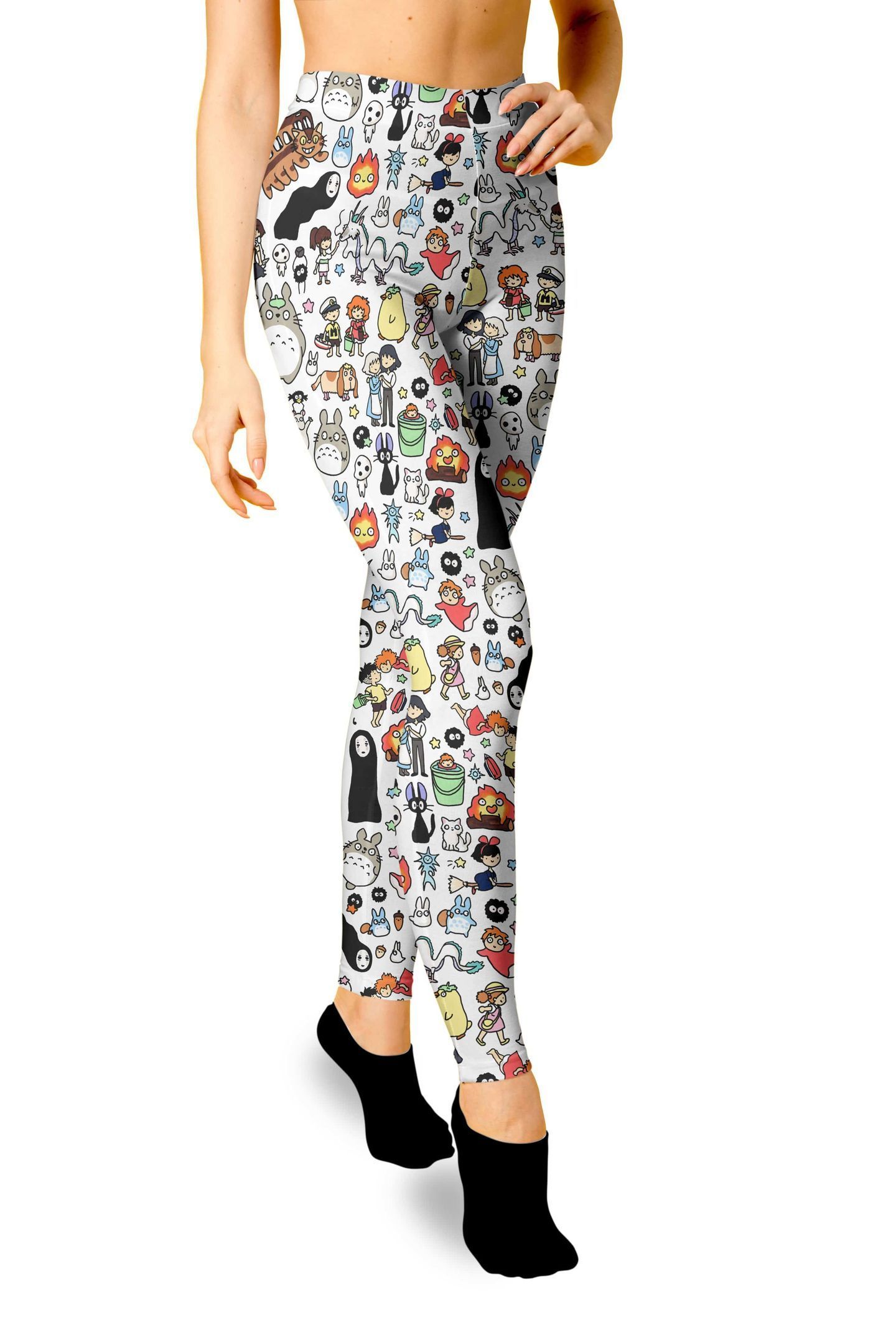 Studio Ghibli Full-print Leggings HD-MV111407-LEG Leggings Leggings S 