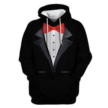 Suit For Gentleman Custom T-shirt - Hoodies Apparel HD-UGL110165 3D Custom Fleece Hoodies Hoodie S 