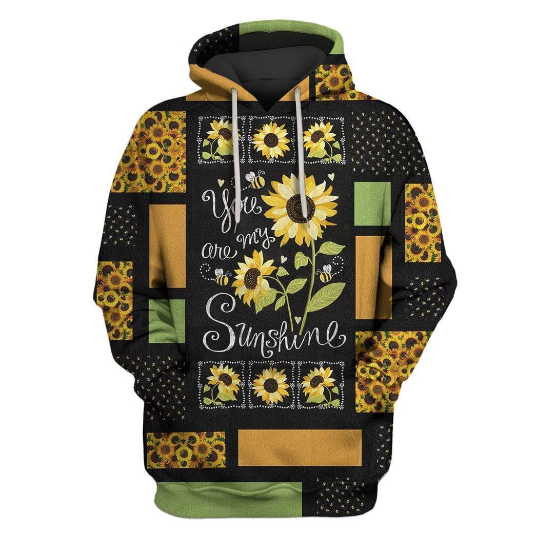 Sunflower Custom T-shirt - Hoodies Apparel HD-GH110679 3D Custom Fleece Hoodies Hoodie S 