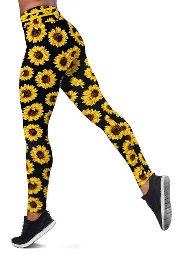Gearhumans Sunflower Full-print Leggings