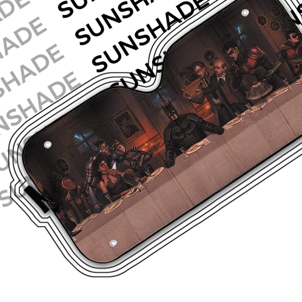The Last Supper DC Heros Custom Auto Car SunShade GV150719 Auto Sunshade 