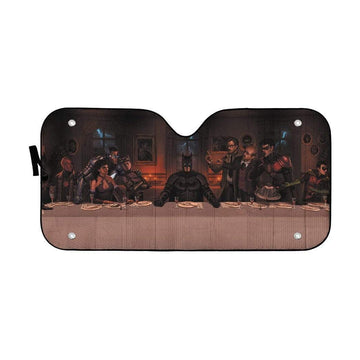 Gearhumans The Last Supper DC Heros Custom Auto Car SunShade