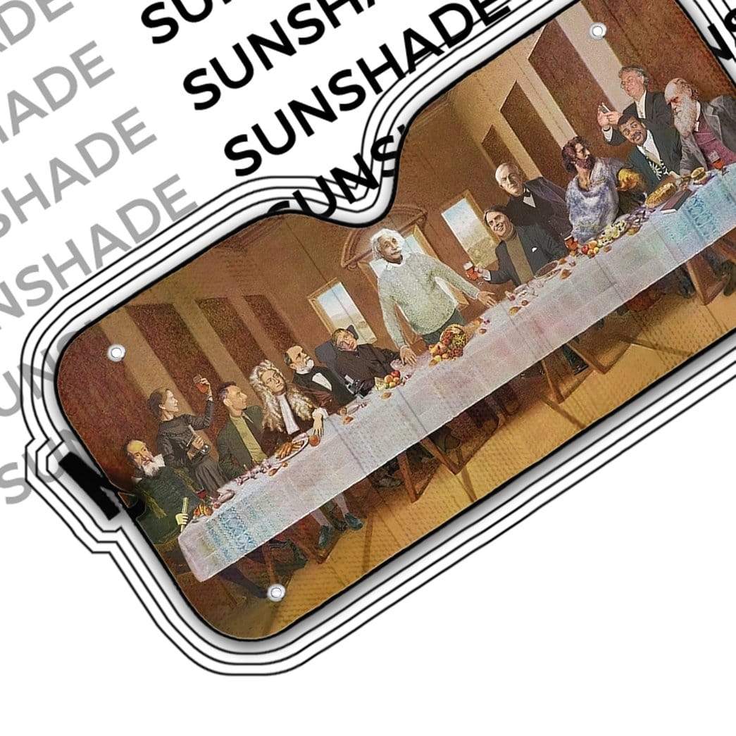 The Last Supper Scientist Custom Auto Car SunShade GV150721 Auto Sunshade 