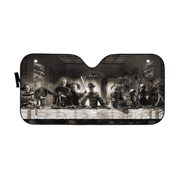 Gearhumans The Last Supper Serial Killer Group Custom Auto Car SunShade