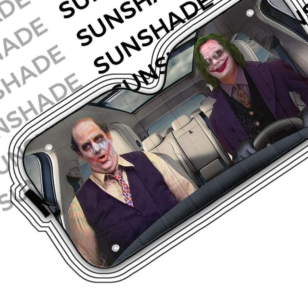 The Office Joker Custom Auto Car SunShade GN220711 Auto Sunshade 