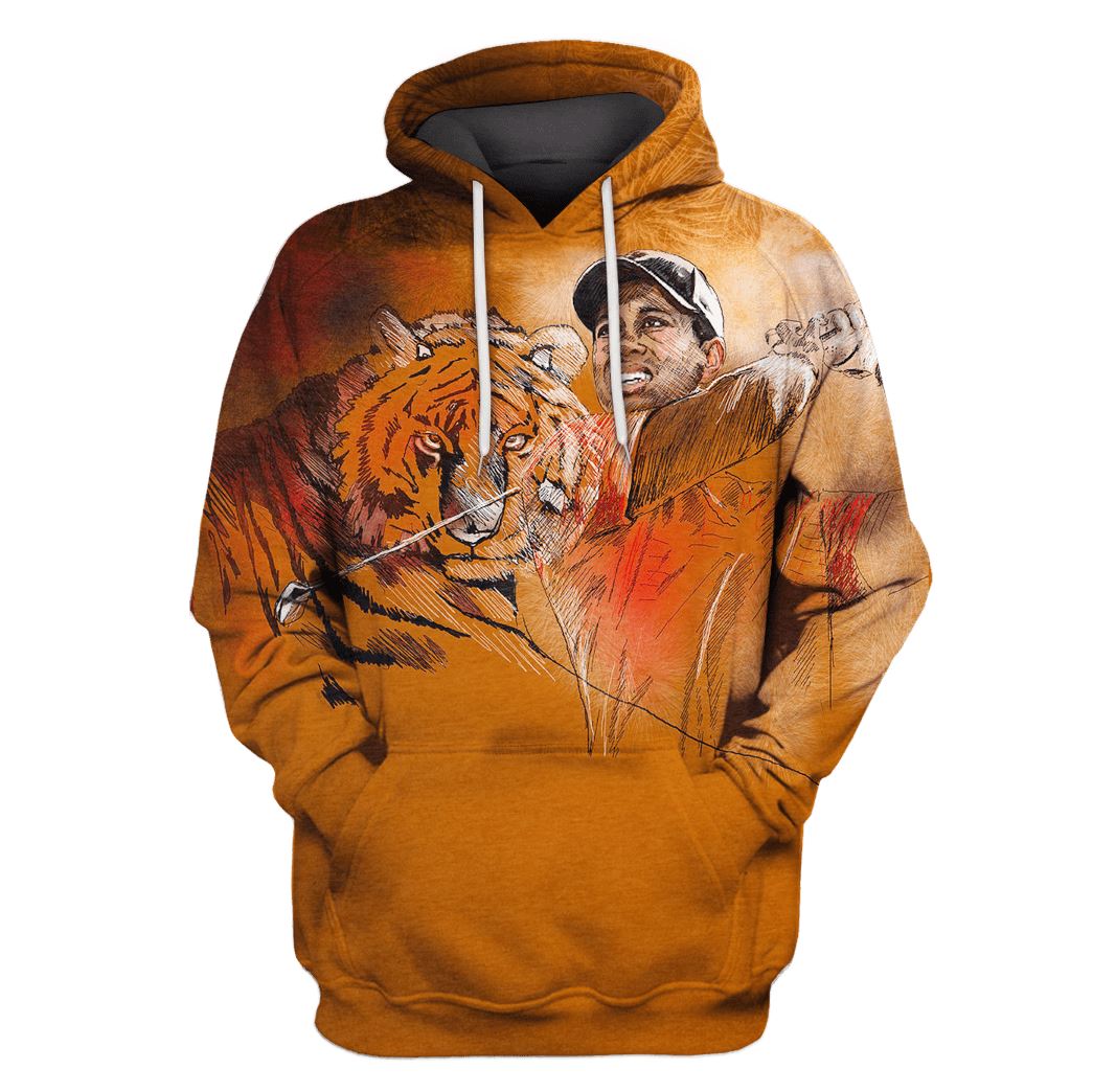 Tiger clearance woods hoodie