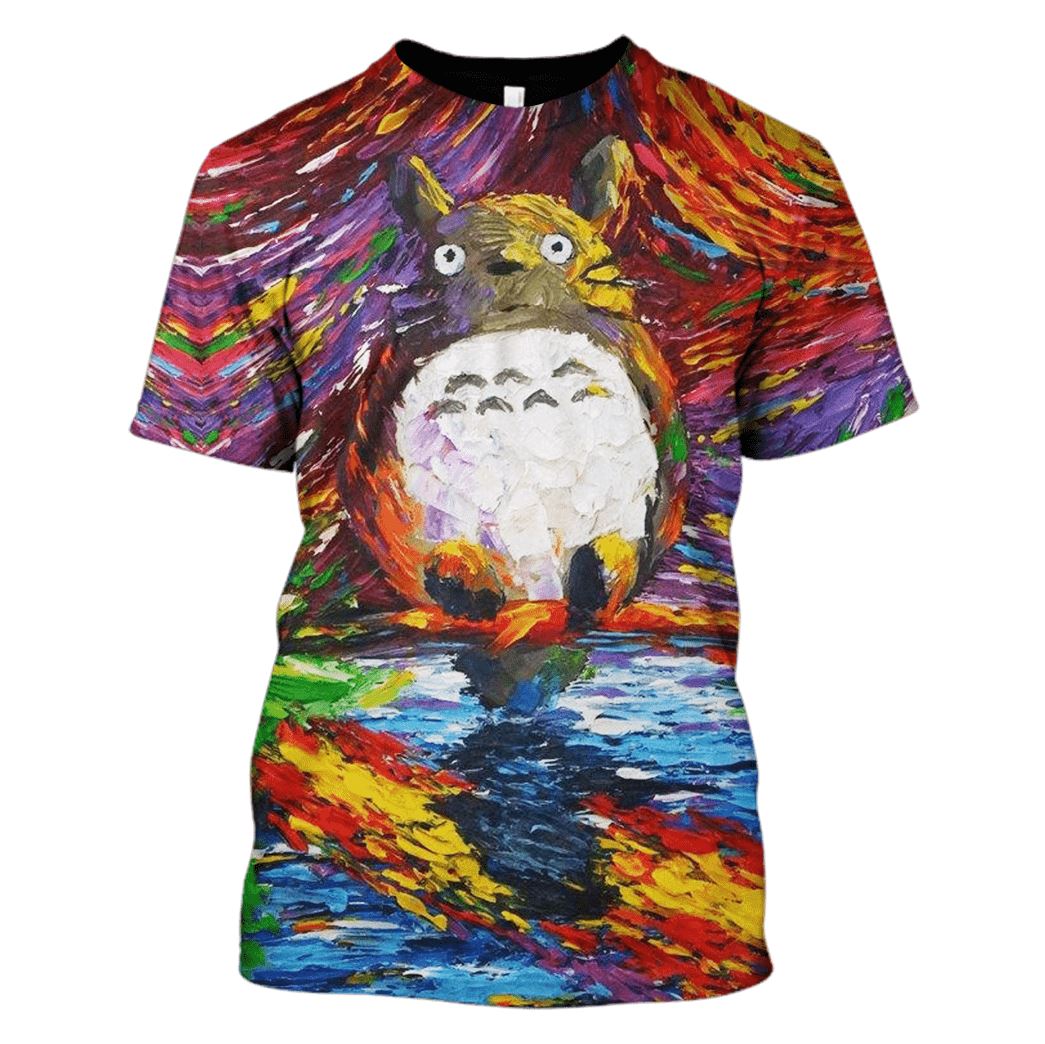 Tonari no Totoro Hoodies - T-Shirts Apparel MV110118 3D Custom Fleece Hoodies T-Shirt S 