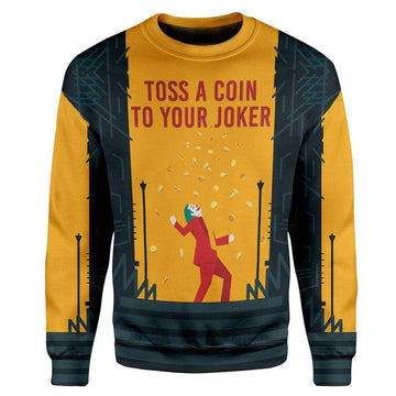 Gearhumans Toss A Coin To Your Joker Custom T-Shirts Hoodies Apparel