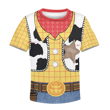 TOY STORY Kid Custom Hoodies T-shirt Apparel HD-GH110500K kid 3D apparel Kid T-Shirt XS 