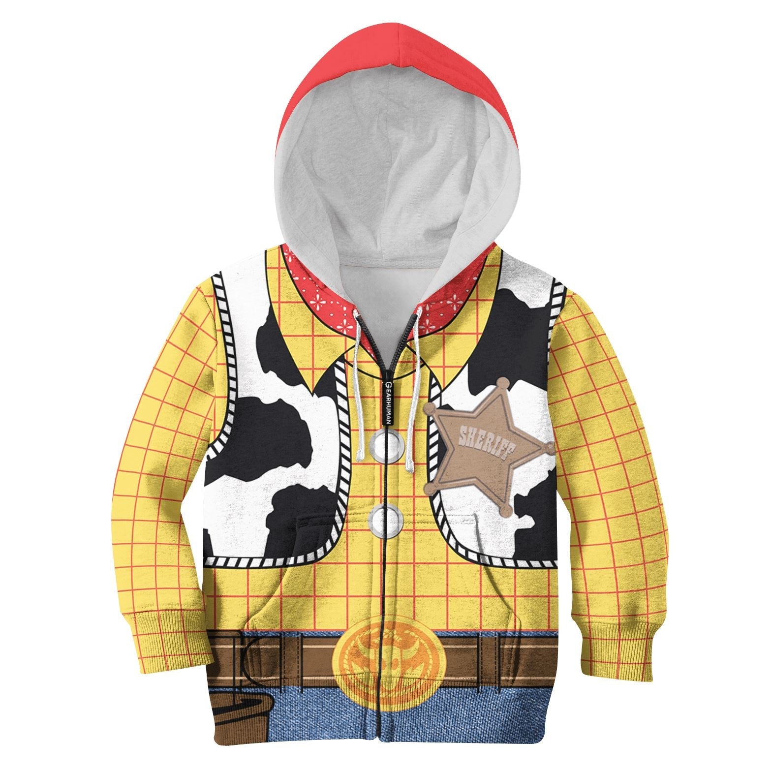 TOY STORY Kid Custom Hoodies T-shirt Apparel HD-GH110500K kid 3D apparel Kid Zip Hoodie S/6-8 