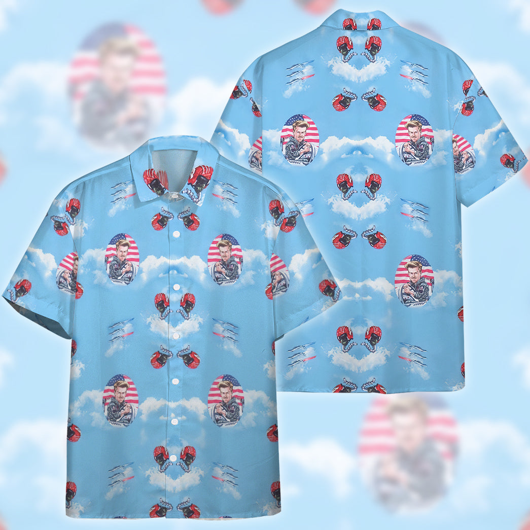 Gearhumans 3D Honolulu Goose In Top Gun Custom Hawaiian Shirt