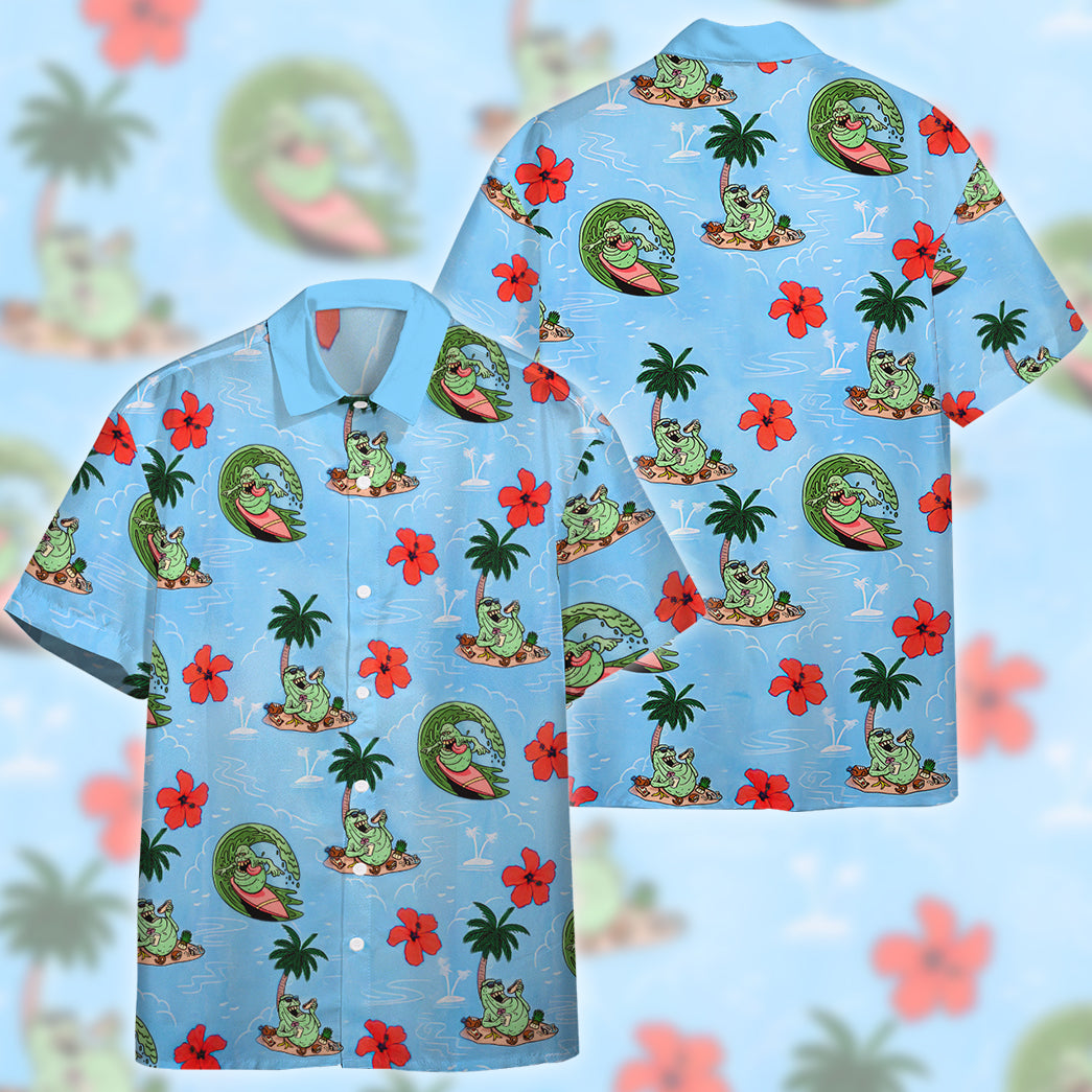 subway Hula Big Logo 3D Hawaiian Shirt For Summer - YesItCustom