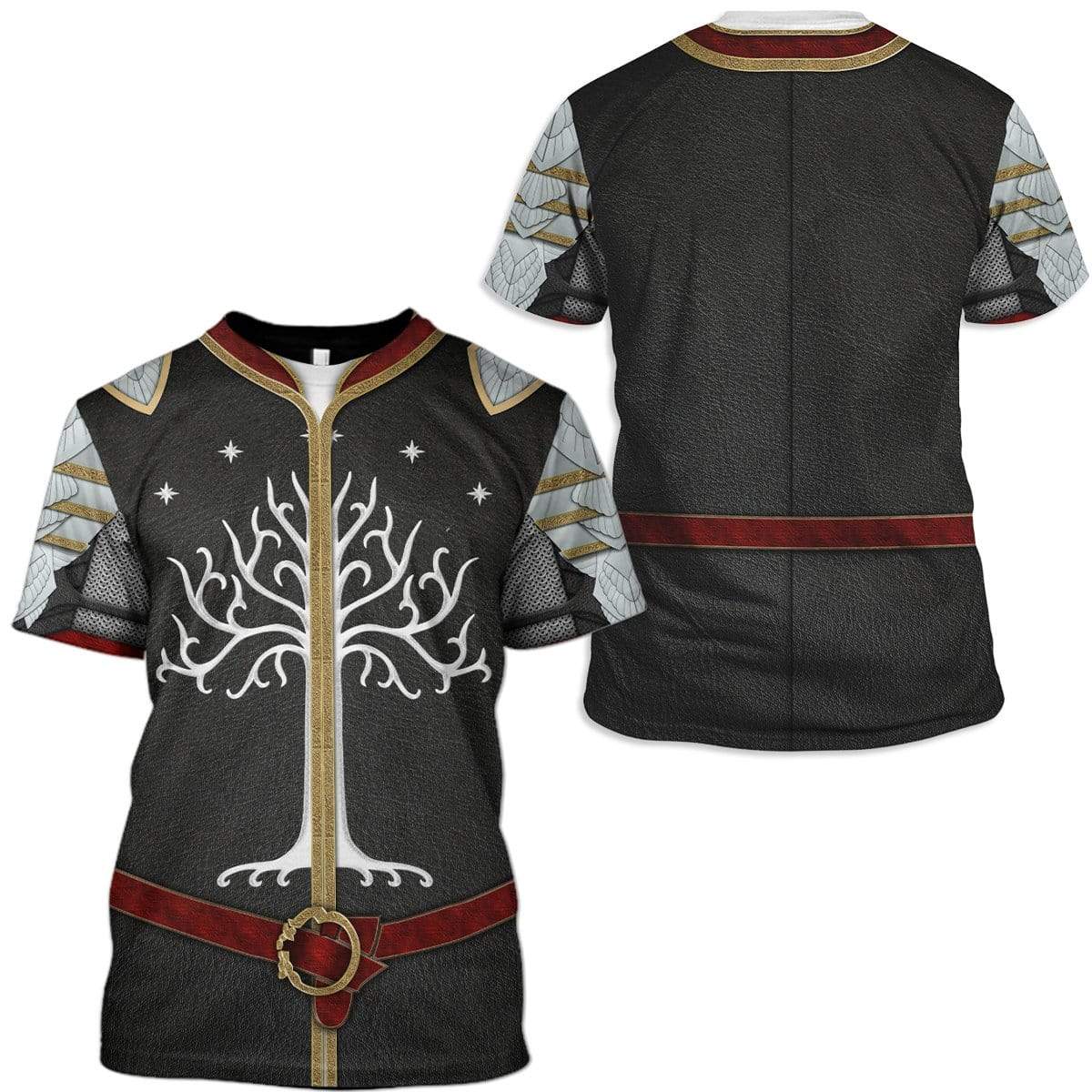 Tree of Gondor Decal Sticker Custom T-shirt - Hoodies Apparel HD-GH20119 3D Custom Fleece Hoodies 