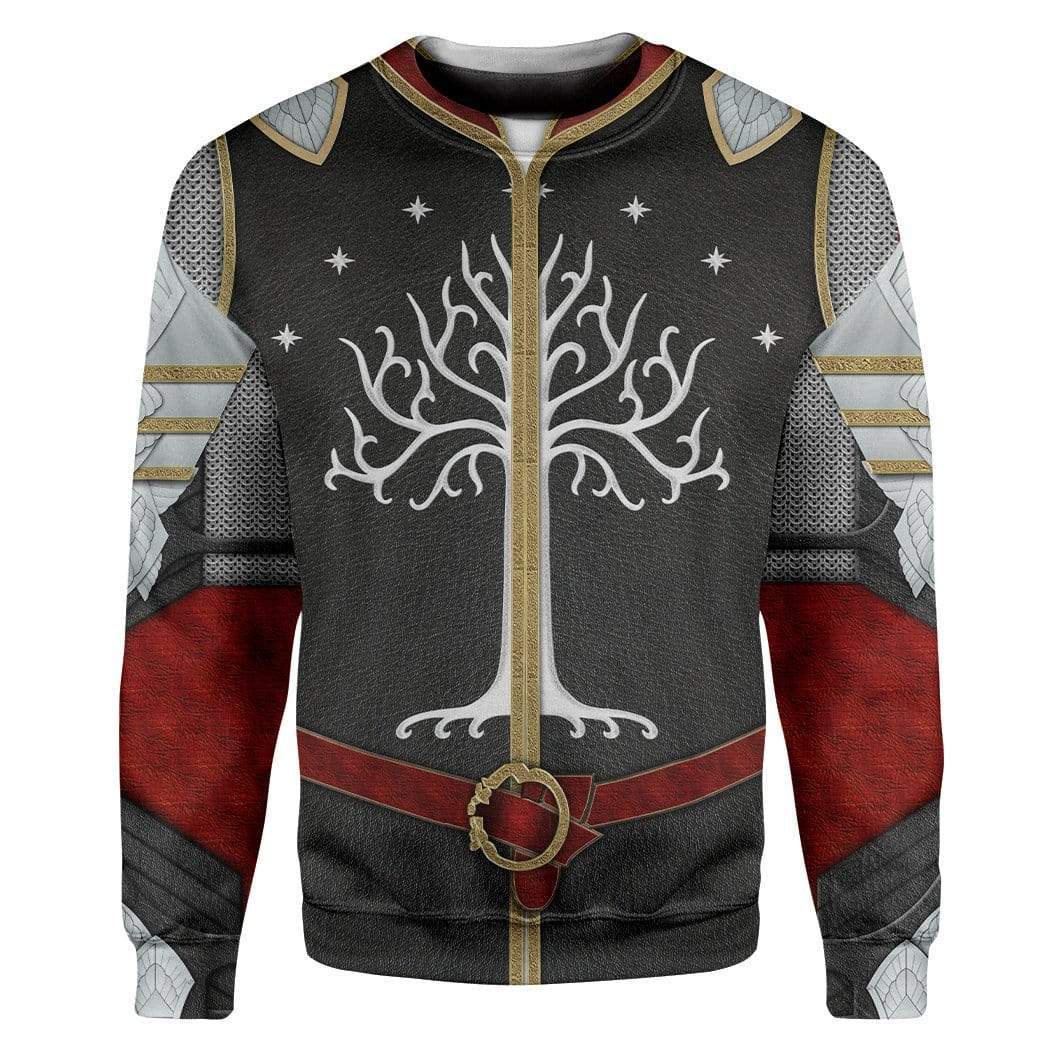 Tree of Gondor Decal Sticker Custom T-shirt - Hoodies Apparel HD-GH20119 3D Custom Fleece Hoodies Long Sleeve S 