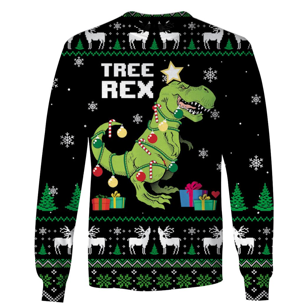 Tree Rex Custom T-shirt - Hoodies Apparel HD-UGL110194 3D Custom Fleece Hoodies Long Sleeve S 