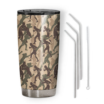 Gearhumans Bigfoot Camo - Tumbler Cup