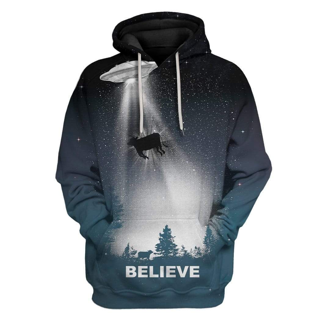 UFO Beliveve Custom T-Shirts Hoodies Apparel HD-QM3101203 3D Custom Fleece Hoodies Hoodie S 