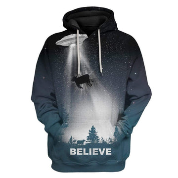 Gearhumans UFO Beliveve Custom T-Shirts Hoodies Apparel