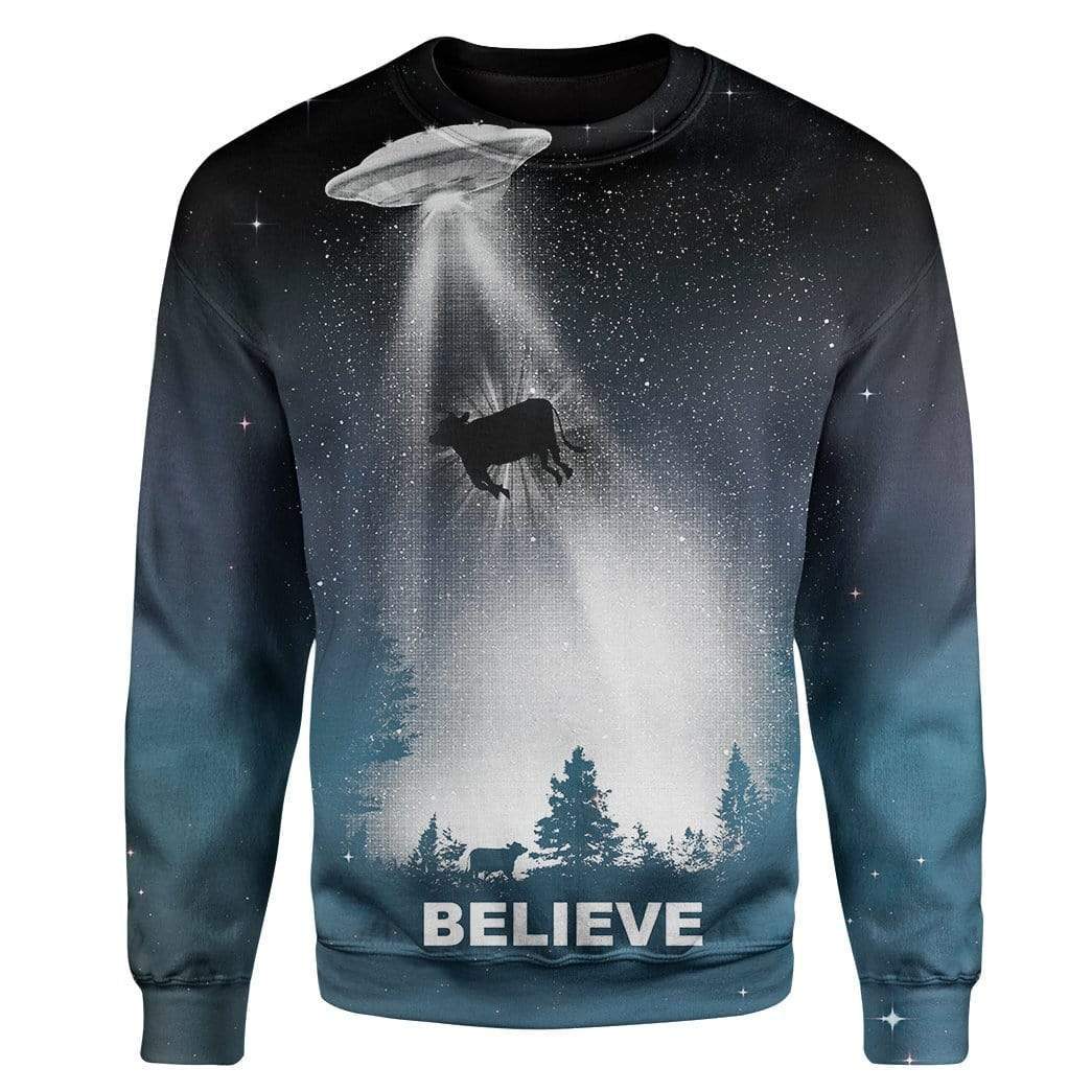 UFO Beliveve Custom T-Shirts Hoodies Apparel HD-QM3101203 3D Custom Fleece Hoodies Long Sleeve S 