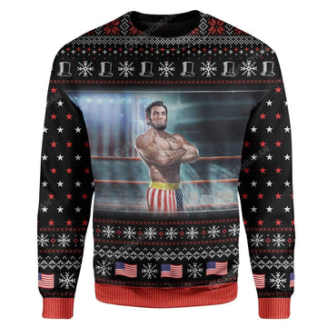 Gearhumans Ugly Abraham Lincoln Custom Sweater Apparel