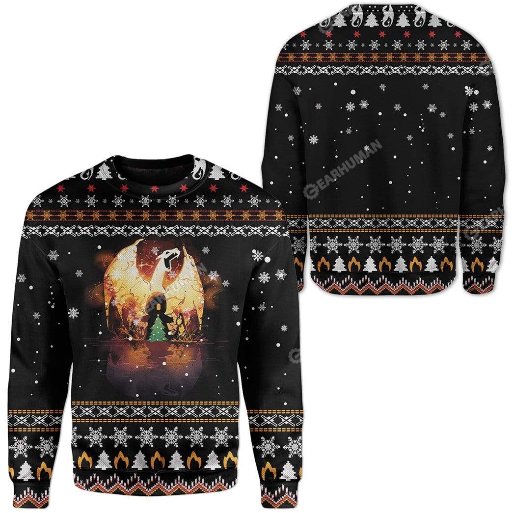 Ugly Boreal Dragon Custom Sweater Apparel HD-DT13111908 Ugly Christmas Sweater 