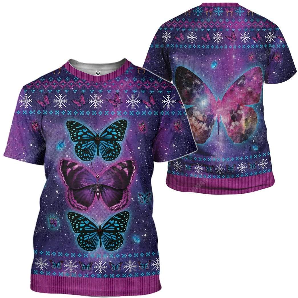 Ugly Butterfly Custom T-Shirts Hoodies Apparel AN-DT3011191 3D Custom Fleece Hoodies 