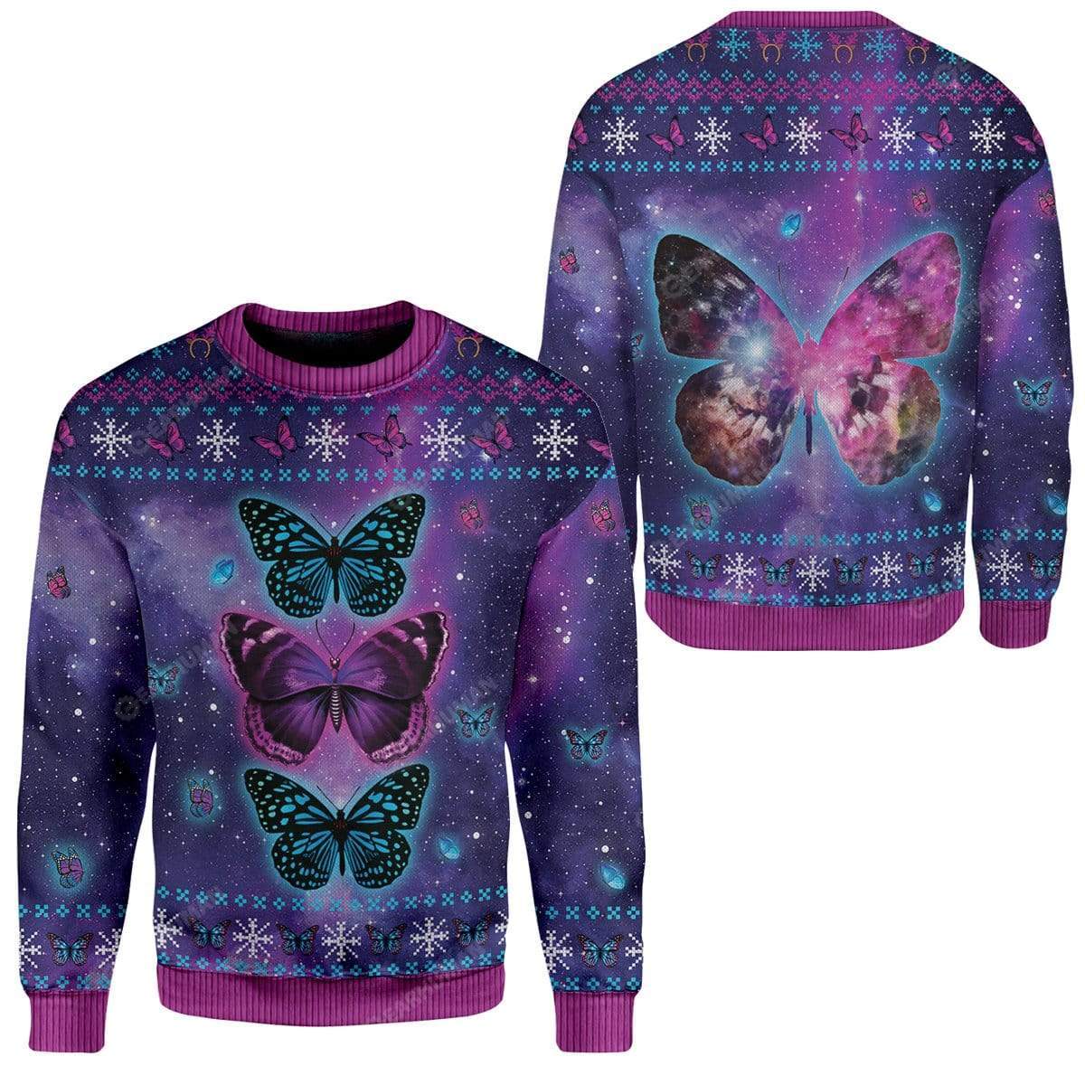 Ugly Butterfly Custom T-Shirts Hoodies Apparel AN-DT3011191 3D Custom Fleece Hoodies 