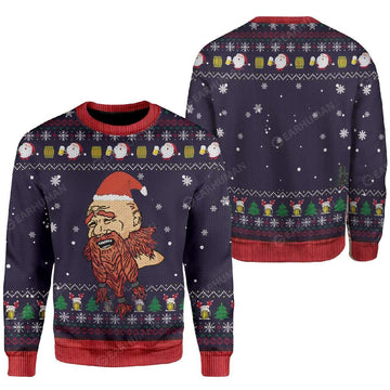 Gearhumans Ugly Christmas Bi*ch Please Sweater Apparel