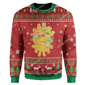 Gearhumans Ugly Christmas Cookivengers Sweater Apparel