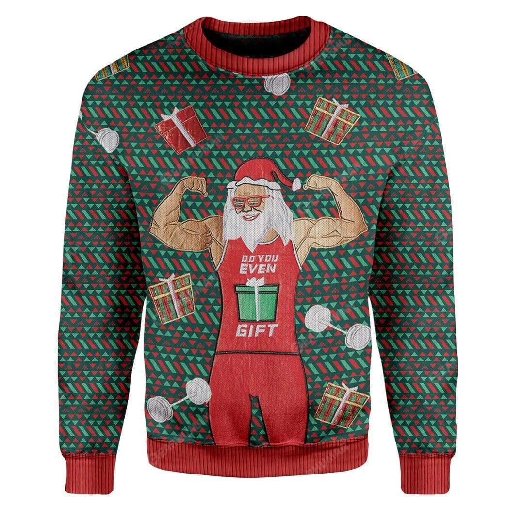 Ugly Christmas Do You Even Gift Hoodie T-Shirts Apparel HD-AT3011193 3D Custom Fleece Hoodies Long Sleeve S 