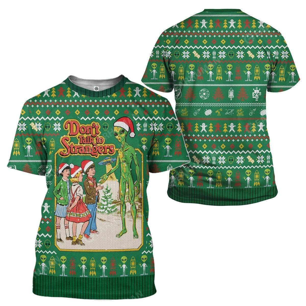 Ugly Christmas Don't Talk Custom T-Shirts Hoodies Apparel HD-AT2811198 3D Custom Fleece Hoodies 